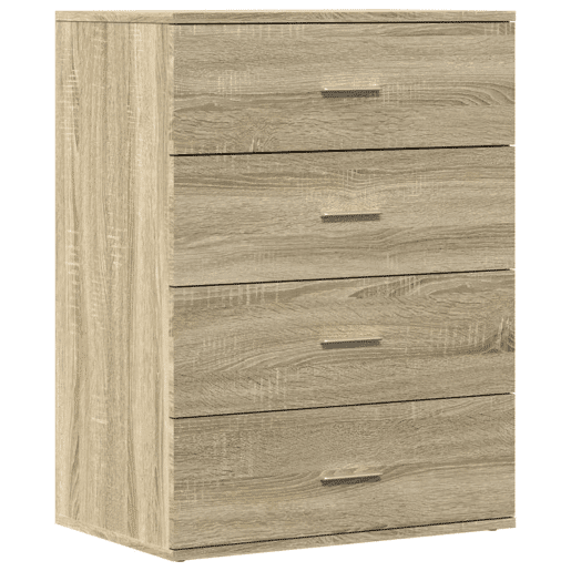 Aparadores - Bufetes - Móveis de apoio 2 pcs 60x39x80 cm derivados madeira carvalho sonoma pt5231
