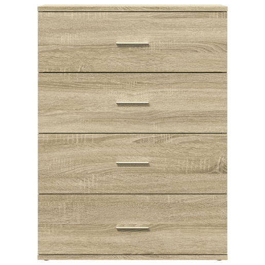 Aparadores - Bufetes - Móveis de apoio 2 pcs 60x39x80 cm derivados madeira carvalho sonoma pt5231