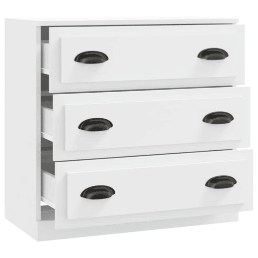 Aparador - Bufete - Móvei de apoio 70x35,5x67,5 cm derivados de madeira branco pt2513
