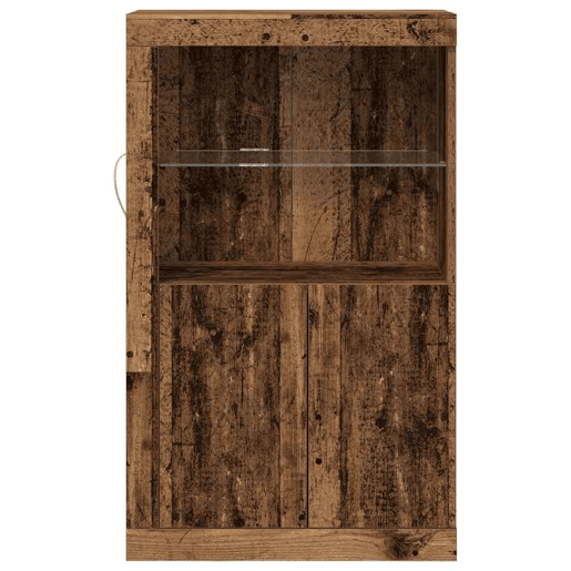 Aparador - Bufete - Móvei de apoio LED Madeira antiga 60,5 x 37 x 100 cm pt4164