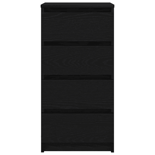 Aparador - Bufete - Móvei de apoio 37,5x35x76 cm derivados de madeira carvalho preto pt3825