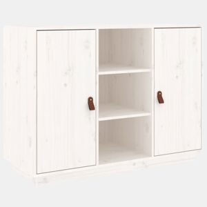 Aparador - Bufete - Móvei de apoio 100x40x75 cm madeira de pinho maciça branco pt4645