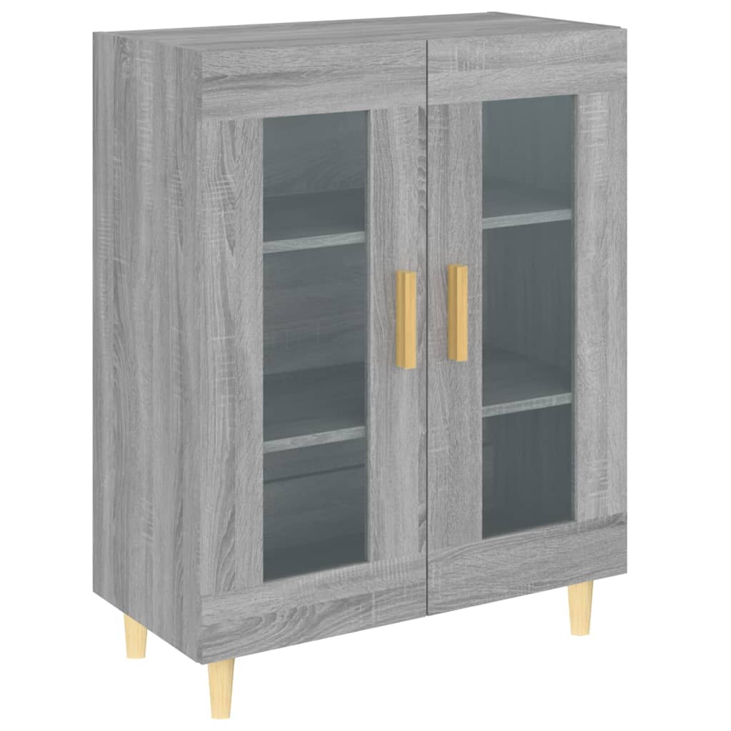 Aparador - Mueble de almacenamiento 69 Roble/ Gris