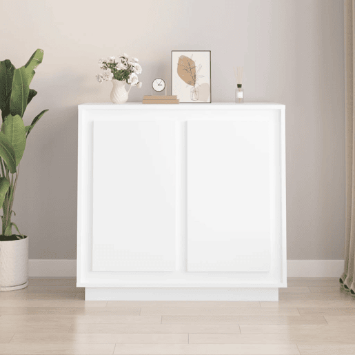 Aparador - Bufete - Móvei de apoio 80x34x75 cm derivados de madeira branco pt2525