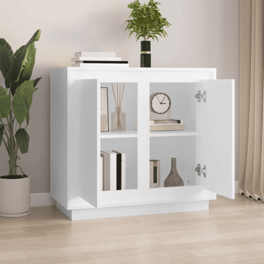 Aparador - Bufete - Móvei de apoio 80x34x75 cm derivados de madeira branco pt2525