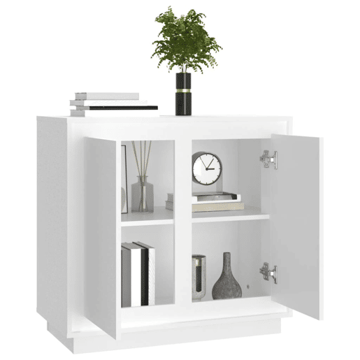 Aparador - Bufete - Móvei de apoio 80x34x75 cm derivados de madeira branco pt2525