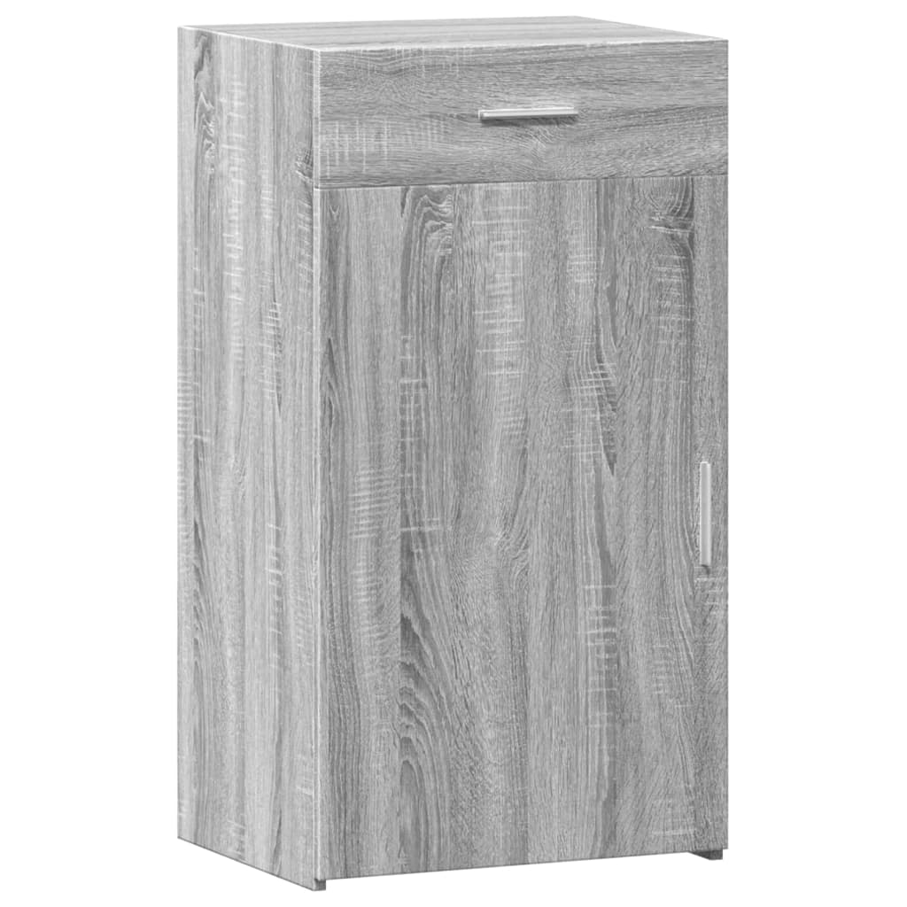 Aparador - Mueble de almacenamiento 50 Roble/ Gris