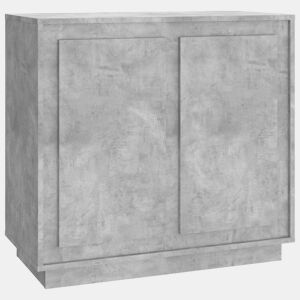 Aparador - Bufete - Móvei de apoio 80x34x75 cm derivados de madeira cinzento cimento pt2845