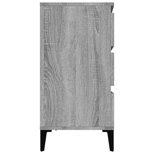 Aparador - Bufete - Móvei de apoio 60x35x70 cm derivados de madeira cinzento sonoma pt2890