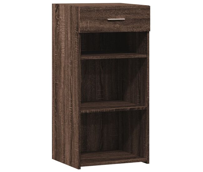 Aparador - mueble de almacenamiento madera de ingeniería marrón roble 45x42,5x93 cm es4500