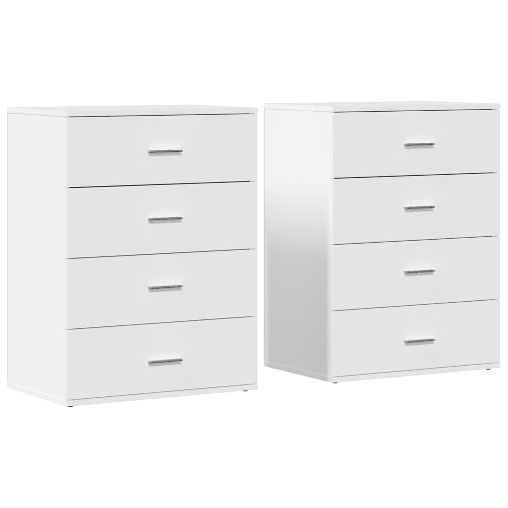 Aparador - Mueble de almacenamiento 2 uds 60 Blanco