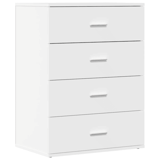 Aparadores - Bufetes - Móveis de apoio 2 pcs 60x39x80 cm derivados de madeira branco pt5176