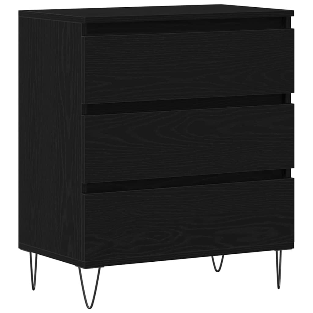 Aparador - Mueble de almacenamiento 60 Negro/ Madera