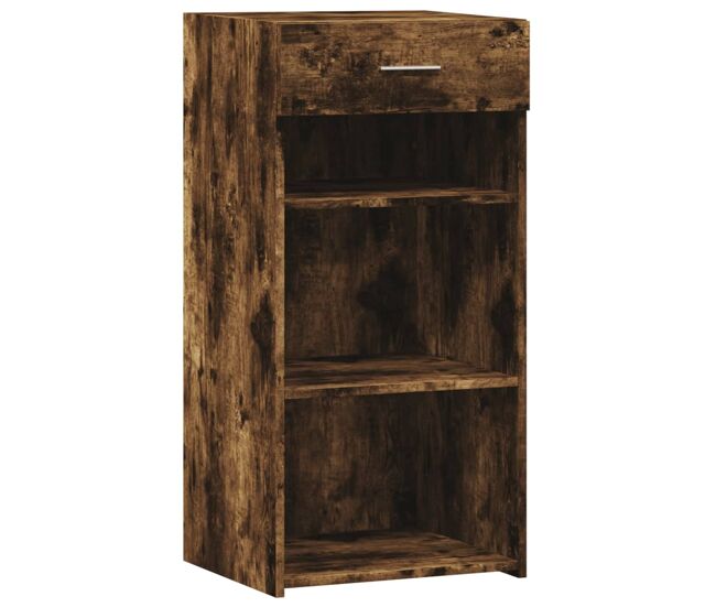 Aparador - mueble de almacenamiento madera de ingeniería roble ahumado 45x42,5x93 cm es4548
