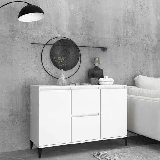 Aparador - Bufete - Móvei de apoio 102x35x70 cm derivados de madeira branco pt2445