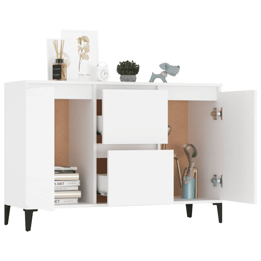Aparador - Bufete - Móvei de apoio 102x35x70 cm derivados de madeira branco pt2445