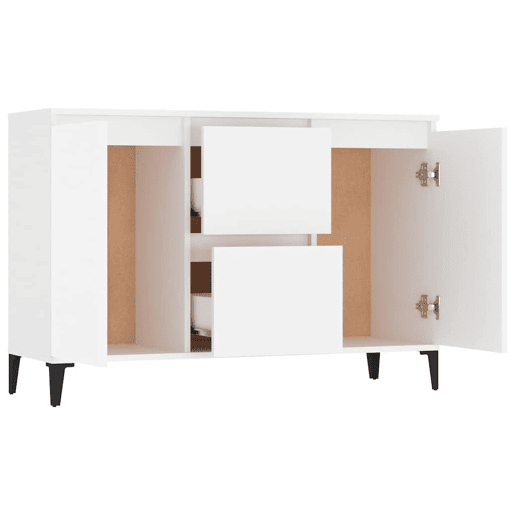 Aparador - Bufete - Móvei de apoio 102x35x70 cm derivados de madeira branco pt2445