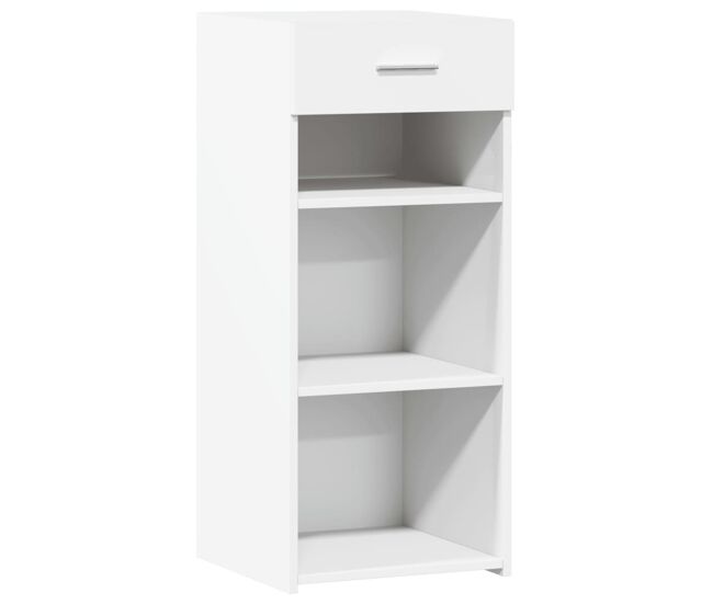Aparador - mueble de almacenamiento de madera de ingeniería blanco 40x42,5x93 cm es3151