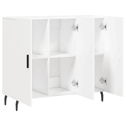 Aparador - Bufete - Móvei de apoio 90x34x80 cm derivados de madeira branco pt3219 Aparador - Bufete - Móvei de apoio 90x34x80 cm derivados de madeira branco pt3219