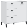 Aparador - Bufete - Móvei de apoio VIKEN 80x40x80 cm derivados de madeira branco pt4403
