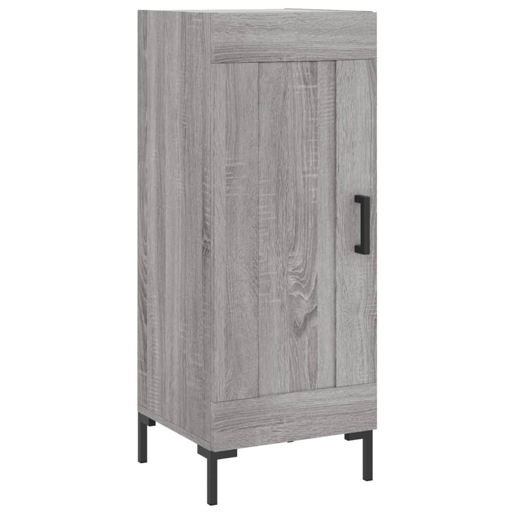 Aparador - Mueble de almacenamiento 34 Roble/ Gris