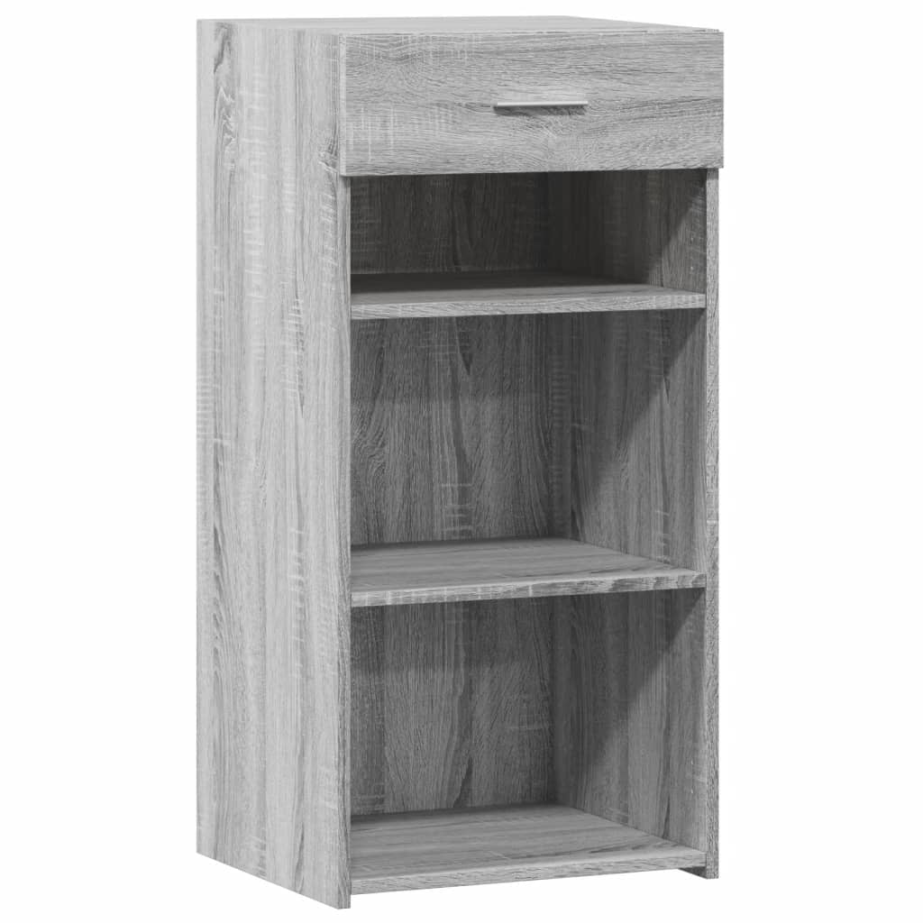 Aparador - Mueble de almacenamiento 45 Roble/ Gris