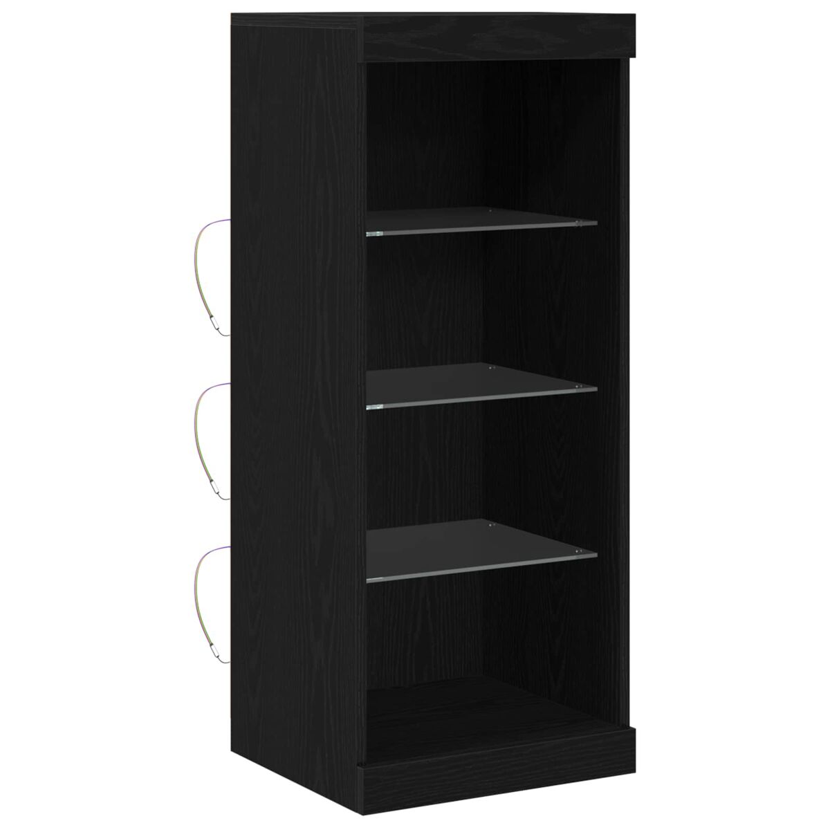 Aparador - Mueble de almacenamiento 41 Negro/ Madera