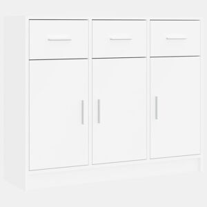 Aparador - Bufete - Móvei de apoio Branco 91x28x75 cm Madeira Engenheirada pt1667