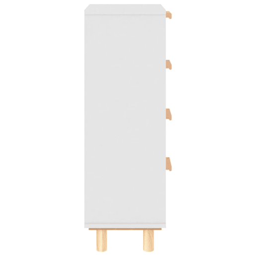 Aparador - Bufete - Móvei de apoio 40x30x90 cm madeira pinho maciçavime natural branco pt1669