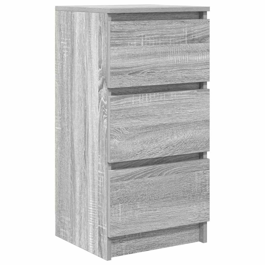 Aparador - Mueble de almacenamiento 37 Roble/ Gris