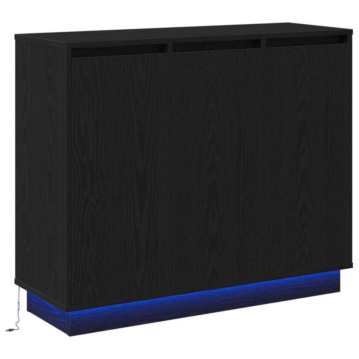 Aparador - Mueble de almacenamiento 90 Negro