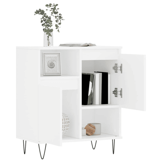 Aparador - Bufete - Móvei de apoio 60x35x70 cm derivados de madeira branco pt2492