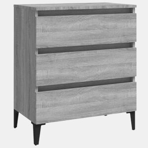 Aparador - Bufete - Móvei de apoio 60x35x69 cm derivados de madeira sonoma cinza pt2881