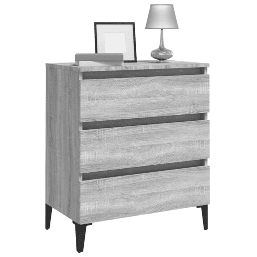 Aparador - Bufete - Móvei de apoio 60x35x69 cm derivados de madeira sonoma cinza pt2881