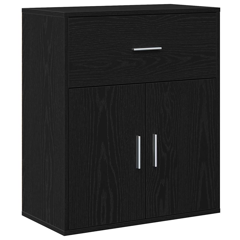 Aparador - Mueble de almacenamiento 60 Negro/ Madera