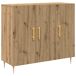 Aparador - Mueble de almacenamiento 90 Aparador - Mueble de almacenamiento 90 Negro/ Madera