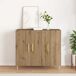 Aparador - Mueble de almacenamiento 90 Aparador - Mueble de almacenamiento 90 Negro/ Madera