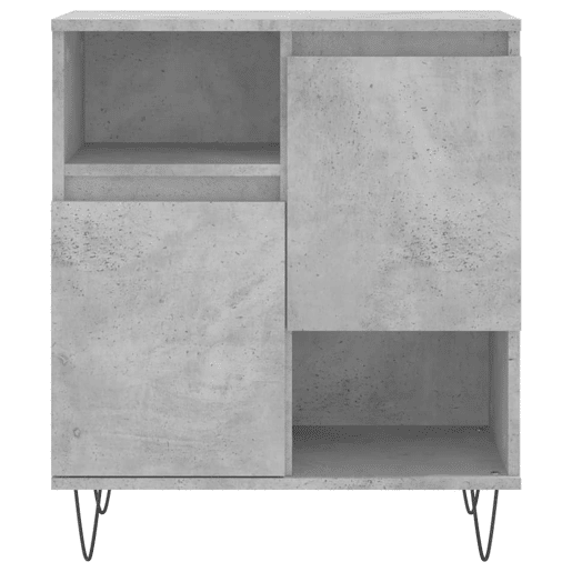 Aparador - Bufete - Móvei de apoio 60x35x70 cm derivados de madeira cinzento cimento pt2809