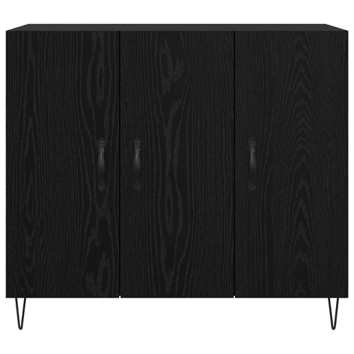 Bufete - Móvei de apoio Carvalho Preto 90 x 32,5 x 80 cm Madeira processada pt5022 Bufete - Móvei de apoio Carvalho Preto 90 x 32,5 x 80 cm Madeira processada pt5022