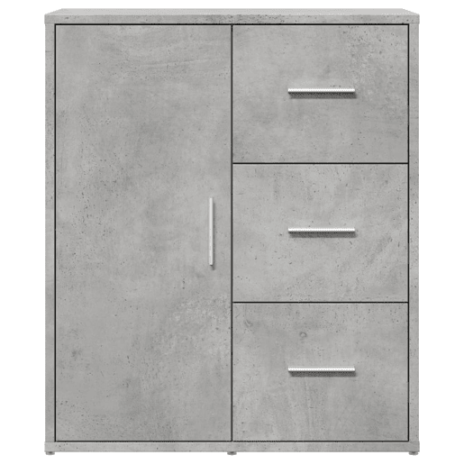 Aparador - Bufete - Móvei de apoio 60x31x70 cm derivados de madeira cinzento cimento pt3311