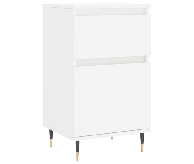 Aparador - mueble de almacenamiento madera de ingeniería blanco 40x35x70 cm es4394