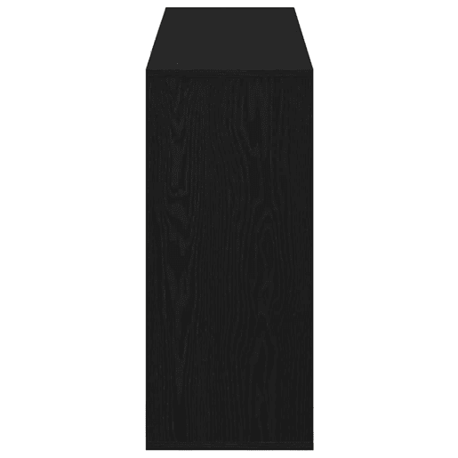 Bufete - Móvei de apoio Carvalho Preto 120 x 30 x 75 cm Madeira processada pt4955