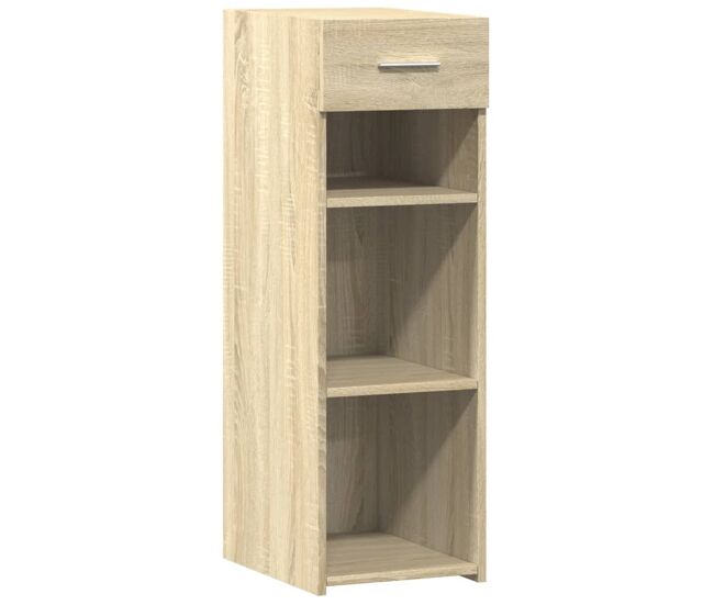 Aparador - mueble de almacenamiento madera de ingeniería roble sonoma 30x42,5x93 cm es4572