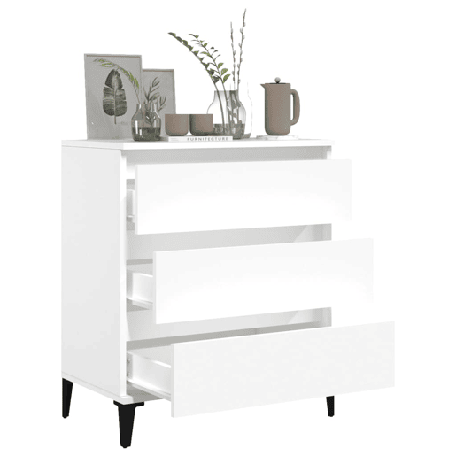 Aparador - Bufete - Móvei de apoio 60x35x70 cm derivados de madeira branco pt2482
