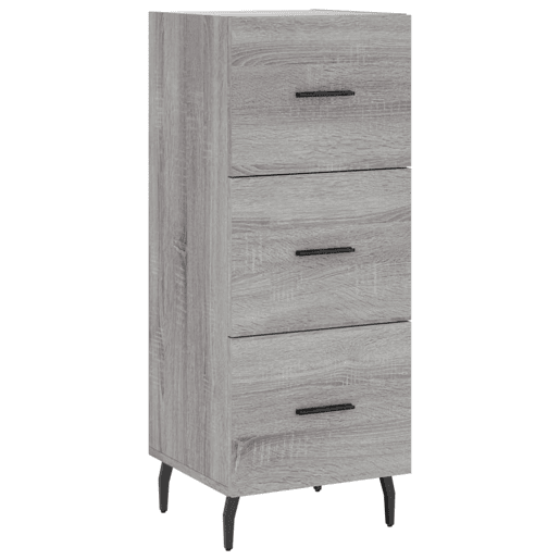 Aparador - Bufete - Móvei de apoio 34,5x34x90 cm derivados de madeira sonoma cinzento pt4446 Aparador - Bufete - Móvei de apoio 34,5x34x90 cm derivados de madeira sonoma cinzento pt4446