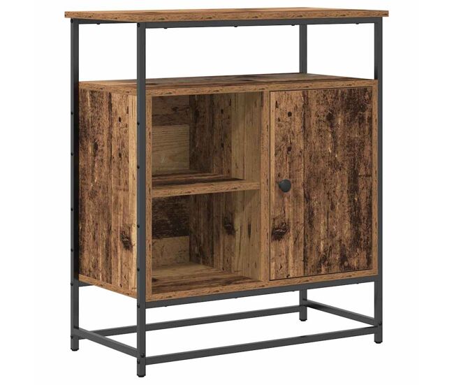 Aparador - mueble de almacenamiento madera vieja 69 x 35 x 80 cm madera de ingeniería es4708