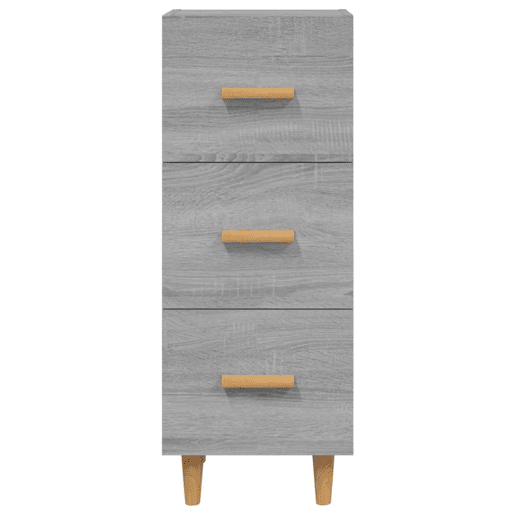 Aparador - Bufete - Móvei de apoio 34,5x34x90 cm derivados de madeira sonoma cinzento pt4434