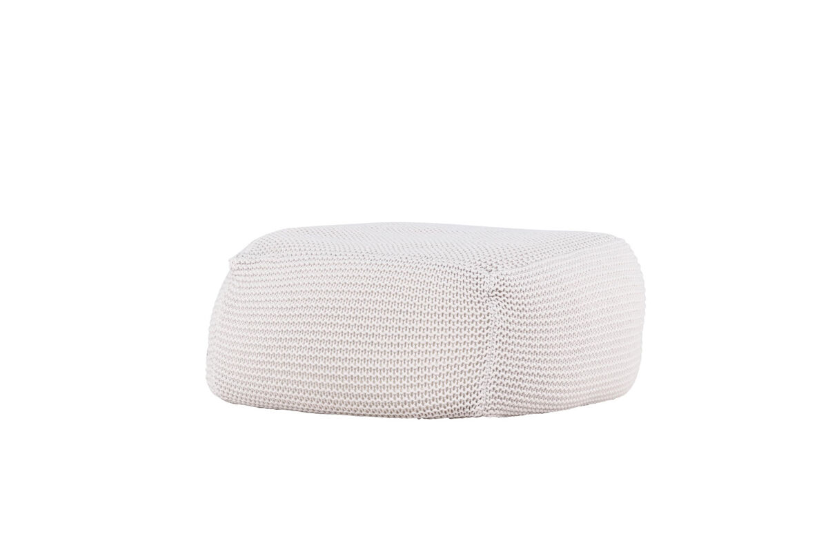 Puf luca 60x60x40 blanco