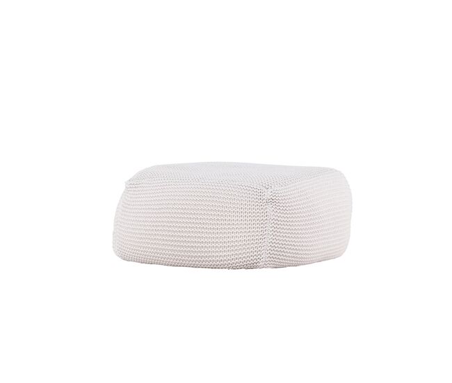 Puf luca 60x60x40 blanco