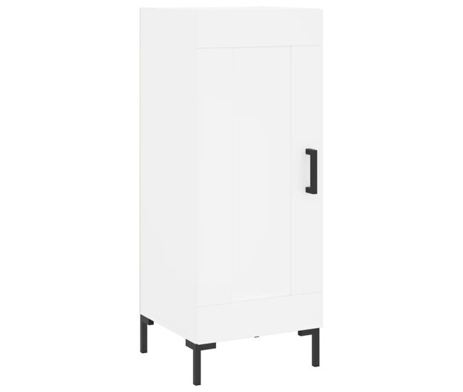 Aparador - mueble de almacenamiento madera de ingeniería blanco 34,5x34x90 cm es4384